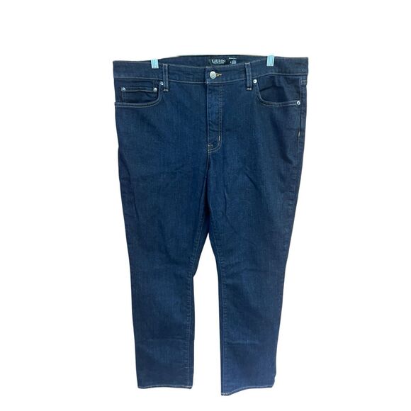 Ralph Lauren Stretch Straight Jeans Sz 16 - Picture 1 of 8
